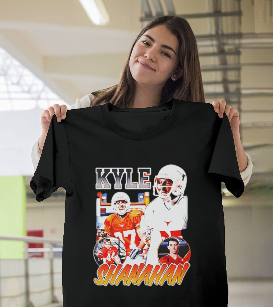 Kyle Shanahan Texas Longhorns Football Legend Player Number 17 T-Shirt