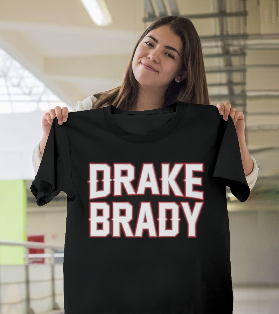 Drake Brady Bold Lettering Sports Fusion T-Shirt