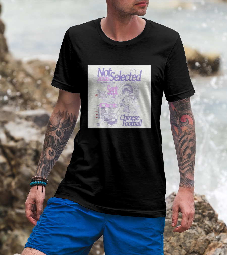 Not Selected 2026 Occupy The Absence Tour Chinese Football Anime T-Shirt