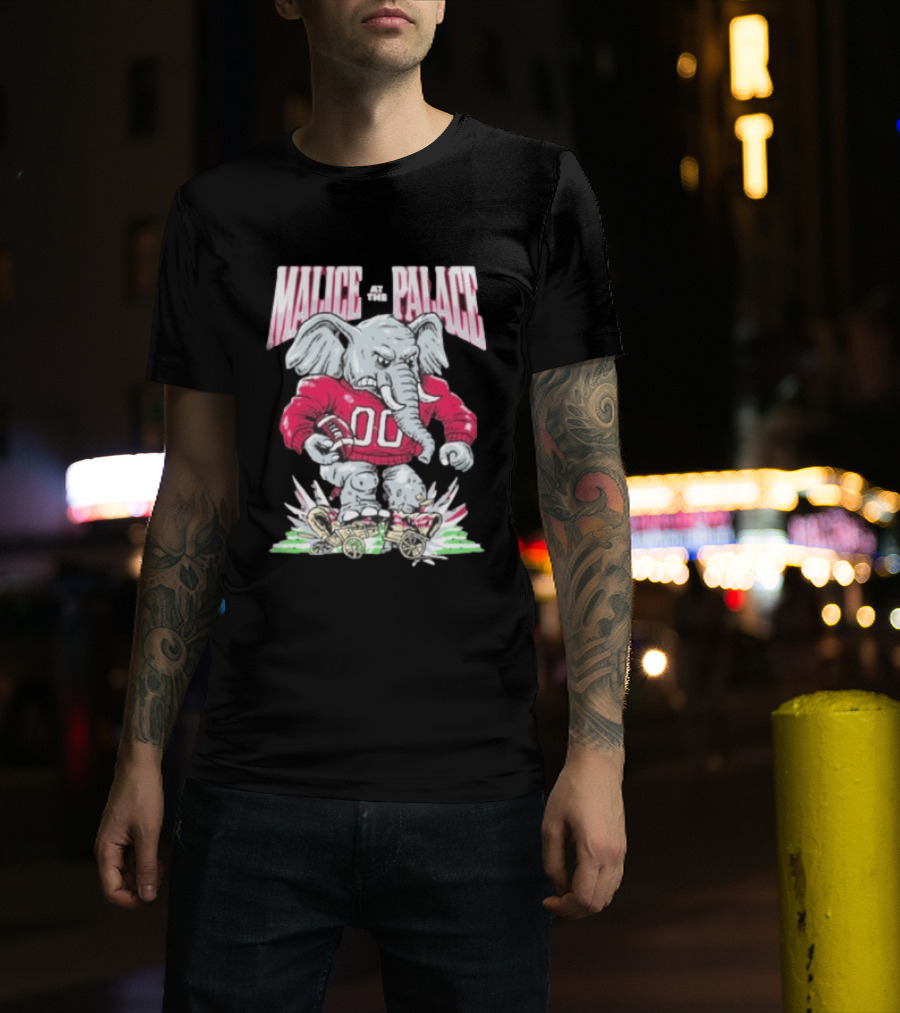 Alabama Crimson Tide Malice At The Palace Elephant 00 Beat Ou T-Shirt