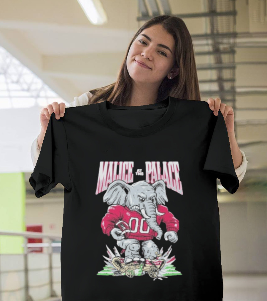 Alabama Crimson Tide Malice At The Palace Elephant 00 Beat Ou T-Shirt