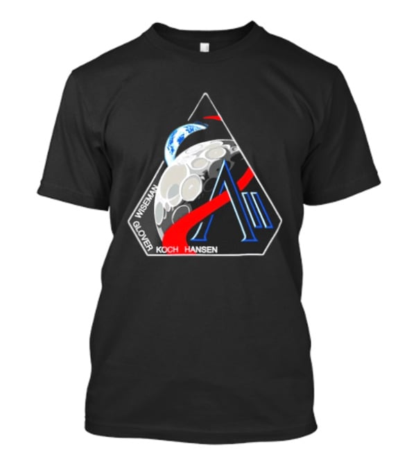NASA Artemis 2 Mission Wiseman Glover Koch Hansen Moon Earth T-Shirt
