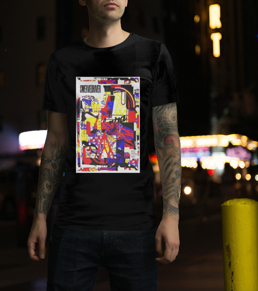 Swervedriver Phoenix Concert Theatre Toronto ON Aug 21 2026 Vibrant Abstract Collage T-Shirt