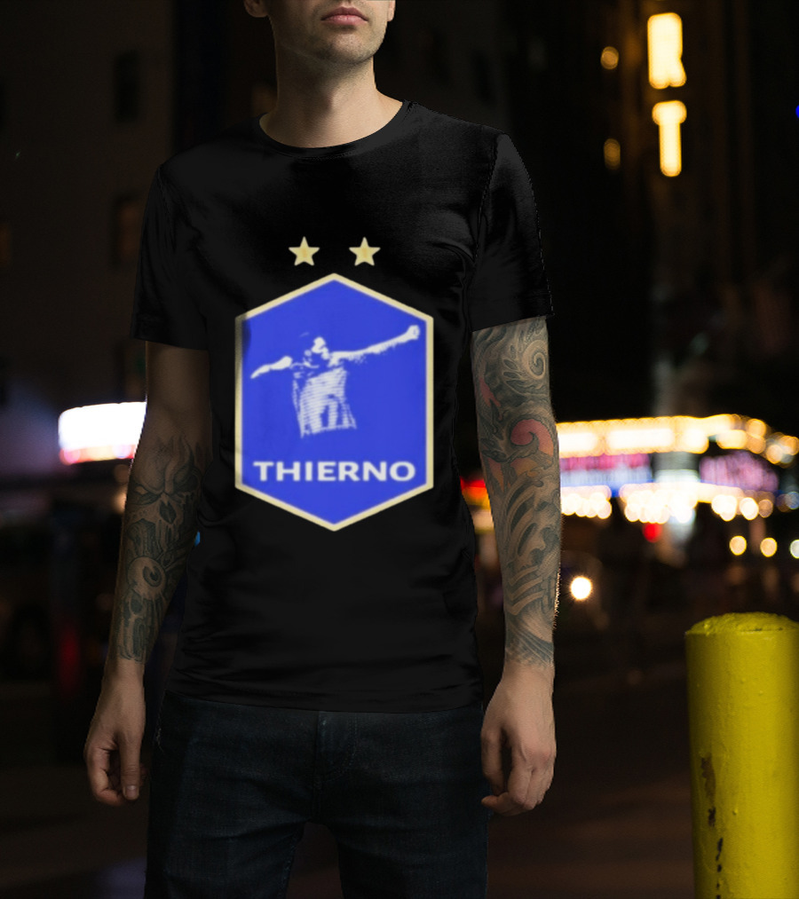 Thierno Barry Everton FC Two Stars Blue Crest T-Shirt