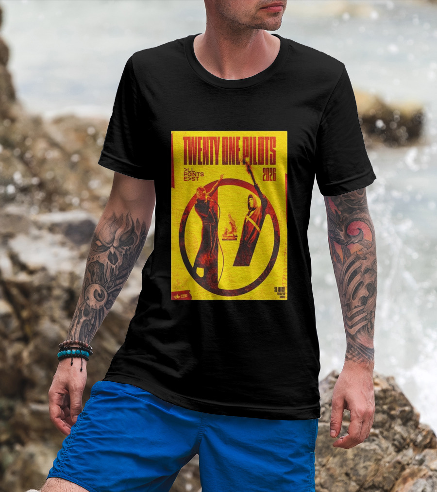 Twenty One Pilots All Points East 2026 Victoria Park London August 30 Tour T-Shirt