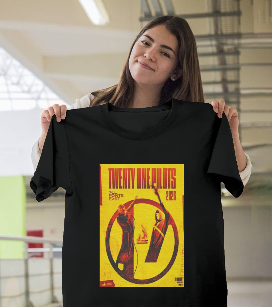 Twenty One Pilots All Points East 2026 Victoria Park London August 30 Tour T-Shirt