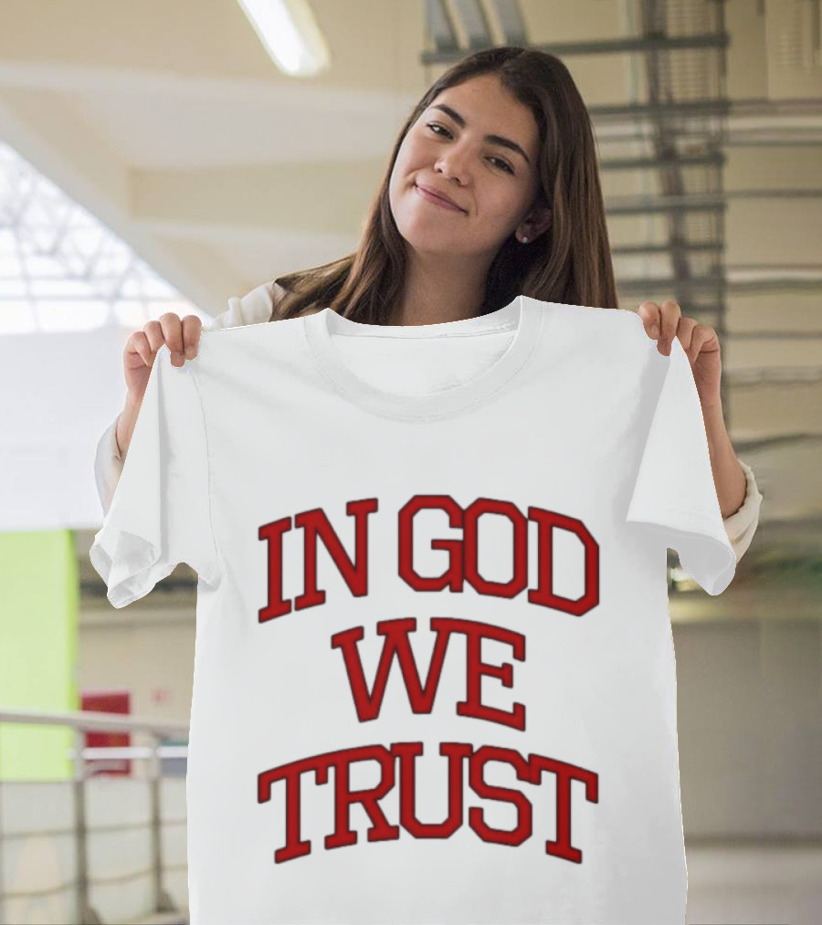 In God We Trust Bold Red T-Shirt