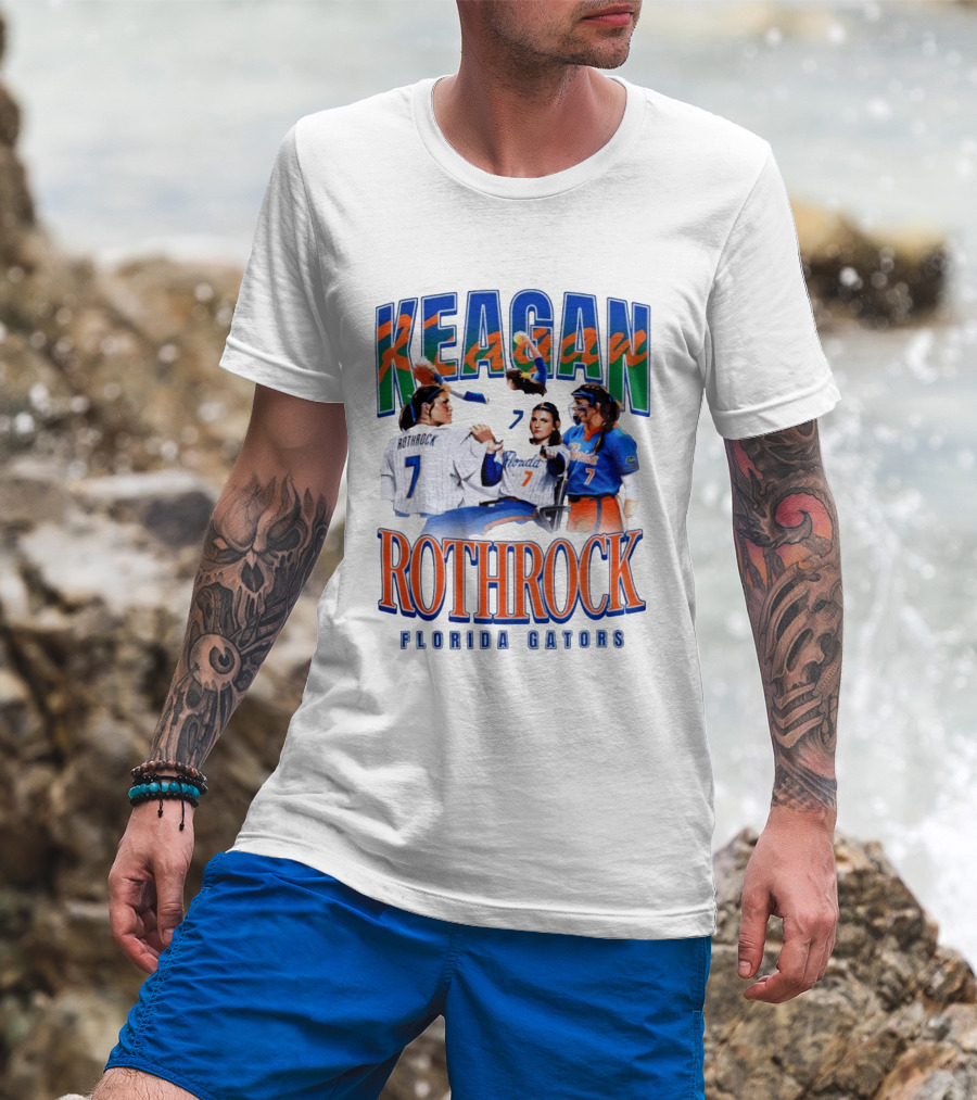Keagan Rothrock Florida Gators Rothrock 7 Baseball Softball Athlete T-Shirt