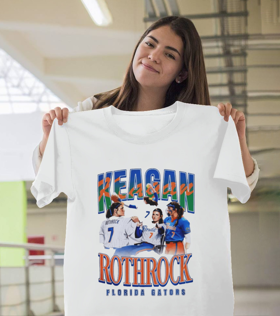 Keagan Rothrock Florida Gators Rothrock 7 Baseball Softball Athlete T-Shirt