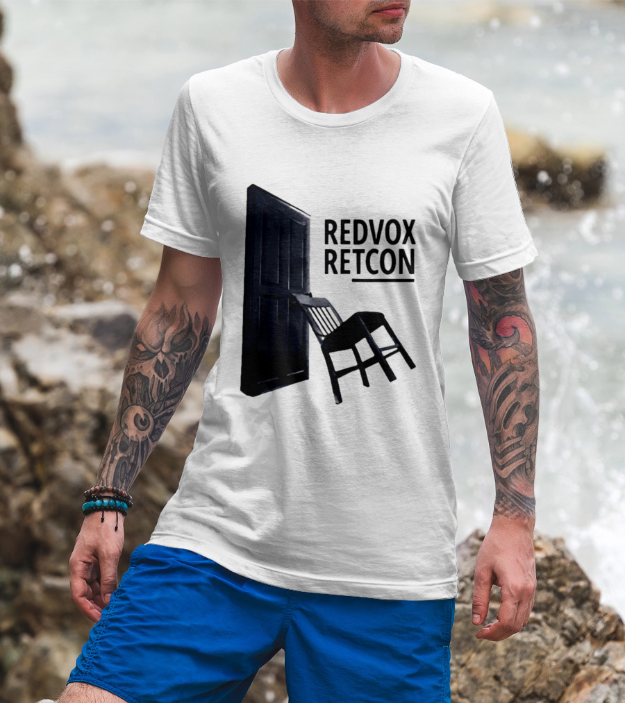 Red Vox Retcon Album Door And Chair T-Shirt