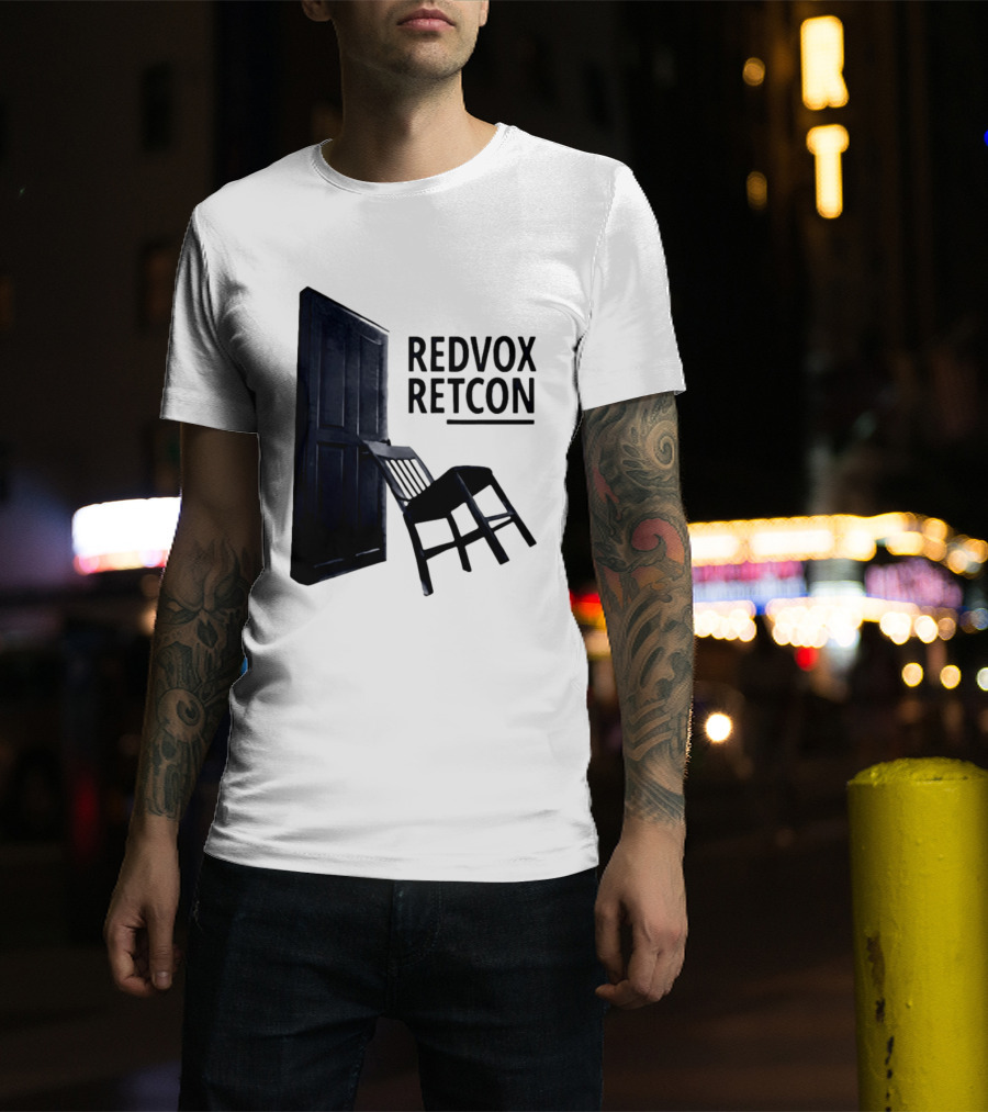 Red Vox Retcon Album Door And Chair T-Shirt