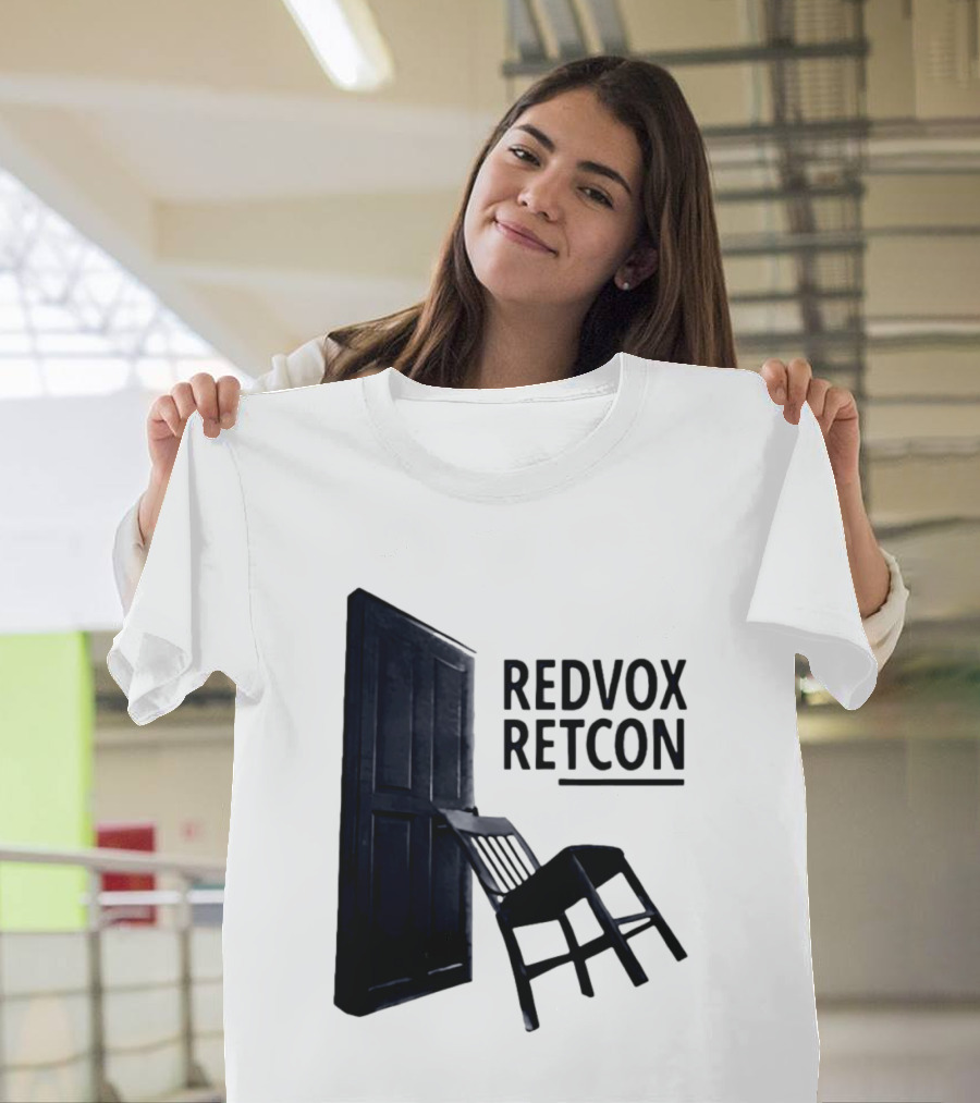 Red Vox Retcon Album Door And Chair T-Shirt