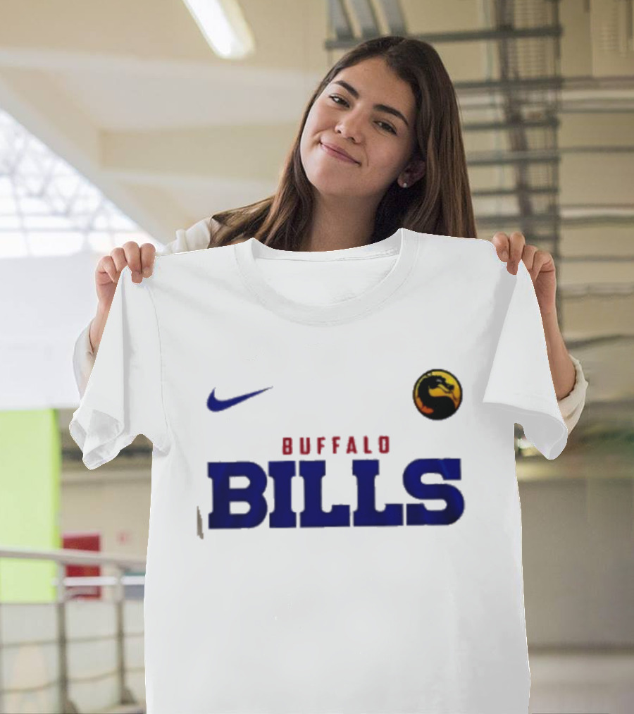 Nike Sub Zero Buffalo Bills Mortal Kombat Crossover Freeze Your Soul T-Shirt