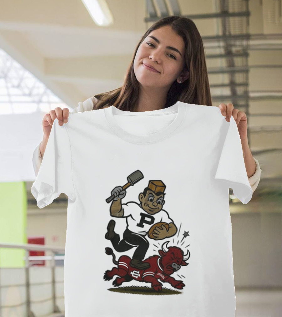 Purdue Boilermakers Crush Indiana Hoosiers NCAA Football Rivalry Victory T-Shirt