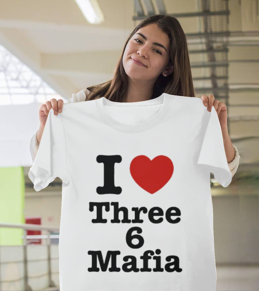 I Love Three 6 Mafia Trendsetter T-Shirt