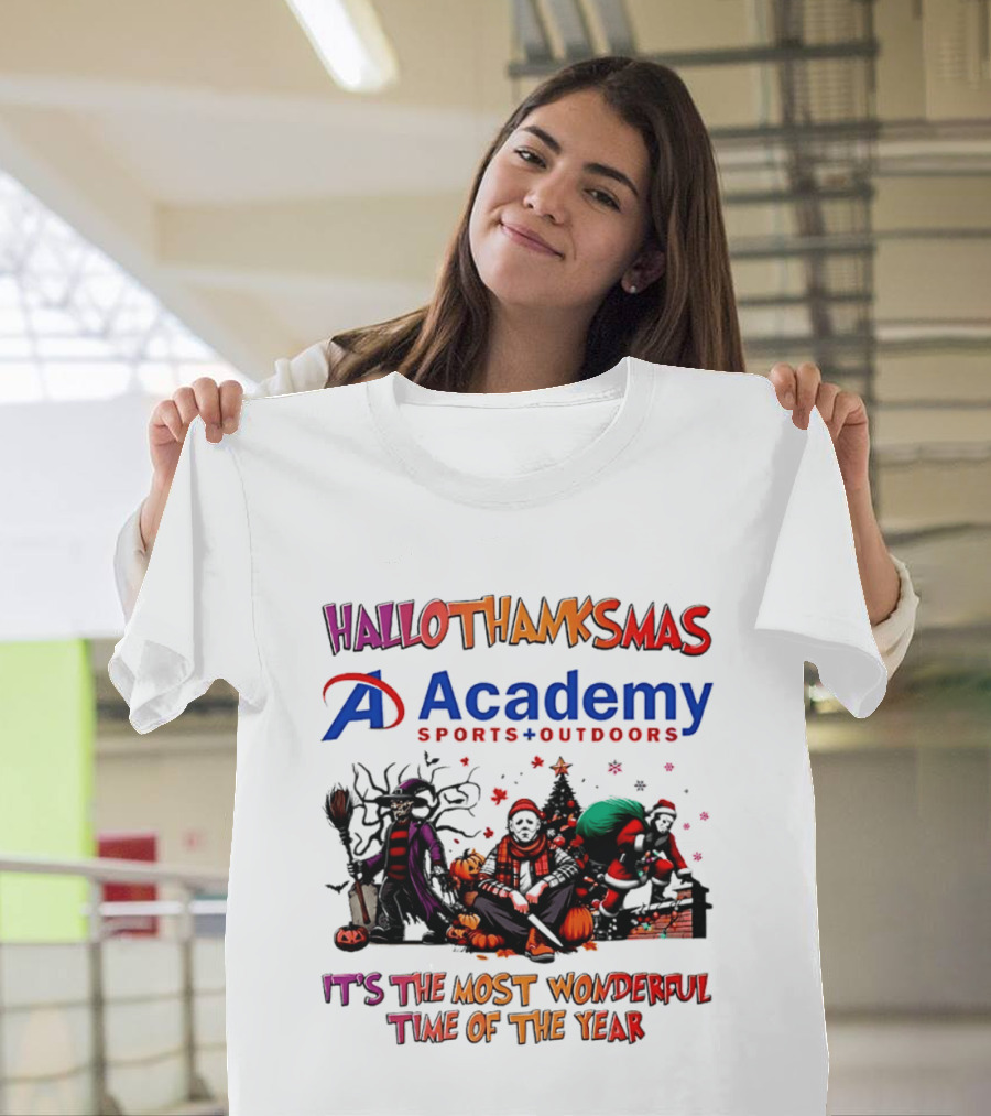 Hallothanksmas Academy Sports Outdoors It's The Most Wonderful Time T-Shirt