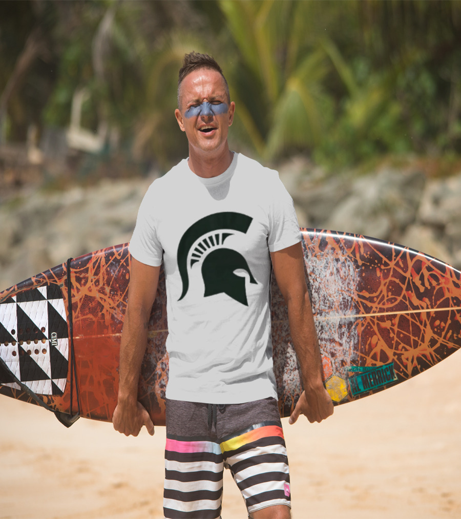 Michigan State Spartans Primary 2025 Iconic Spartan Helmet Trendy T-Shirt