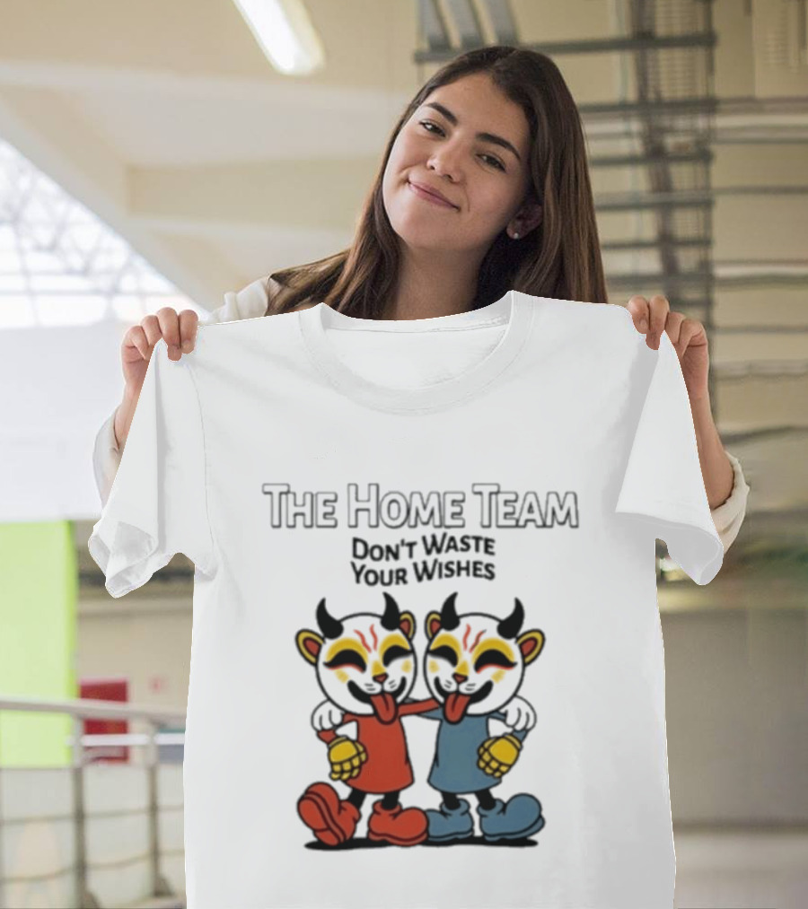 The Home Team Don't Waste Your Wishes Cuphead Tie Dye T-Shirt