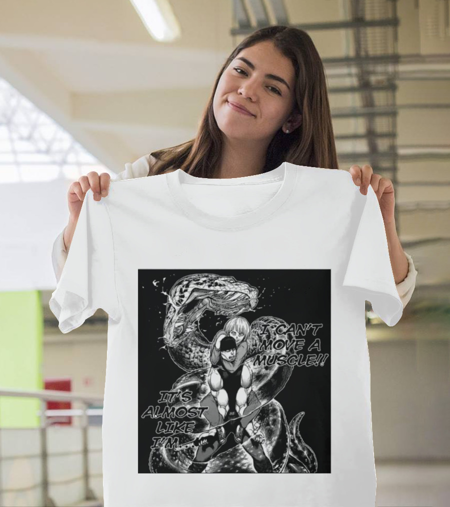I Can't Move A Muscle It's Almost Like I'm Imai Cosmo Manga Snake Scene T-Shirt