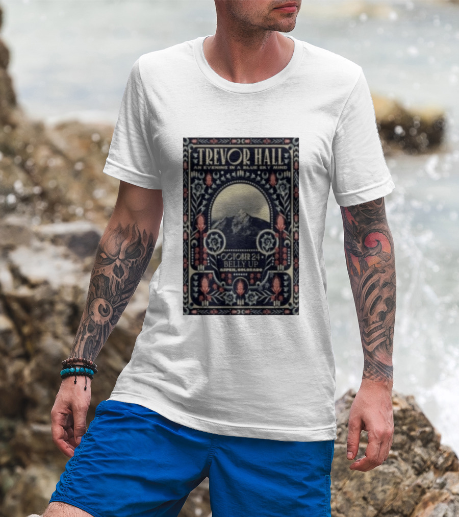 Trevor Hall An Evening In A Blue Sky Mind At Belly Up Aspen Colorado October 24 2025 T-Shirt