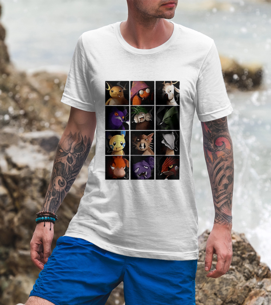 Pokemon Characters It Looks Just As Stupid When You Do It Smoking T-Shirt