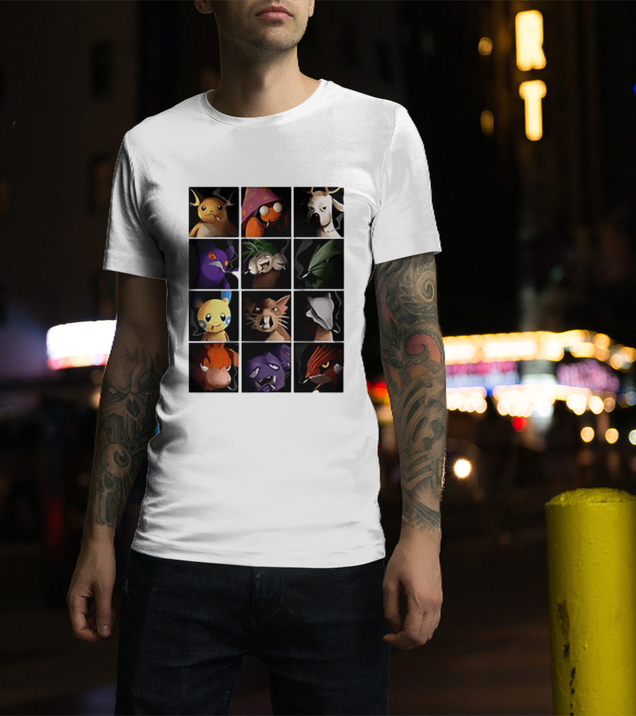 Pokemon Characters It Looks Just As Stupid When You Do It Smoking T-Shirt