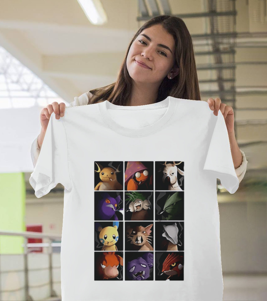 Pokemon Characters It Looks Just As Stupid When You Do It Smoking T-Shirt