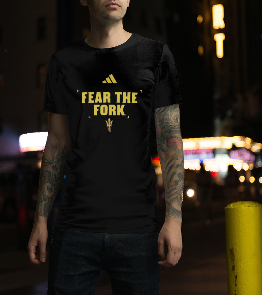 Adidas Fear The Fork Arizona State Sun Devils ASU T-Shirt