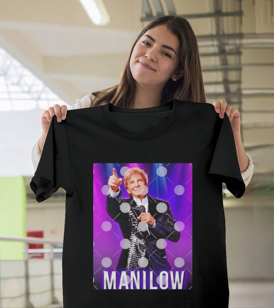 Barry Manilow Starry Stage Performance Concert T-Shirt