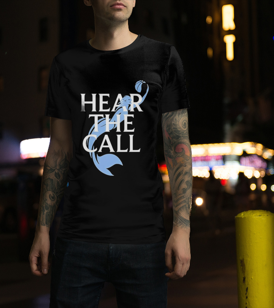 Hear The Call Mermaid Basketball Sports T-Shirt