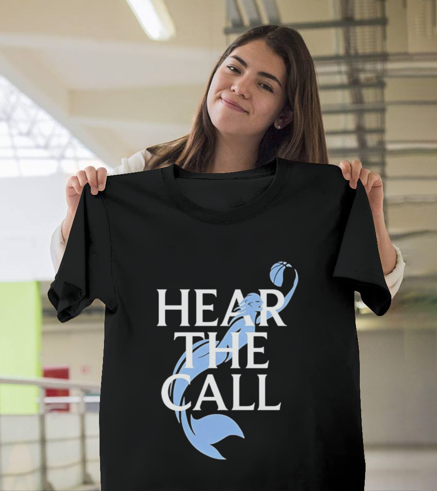 Hear The Call Mermaid Basketball Sports T-Shirt