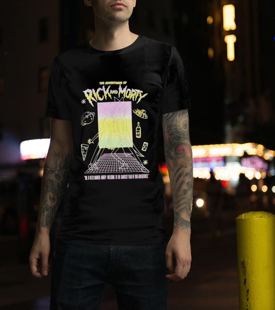 The Adventures Of Rick And Morty Welcome To The Darkest Year Of Our Adventures T-Shirt