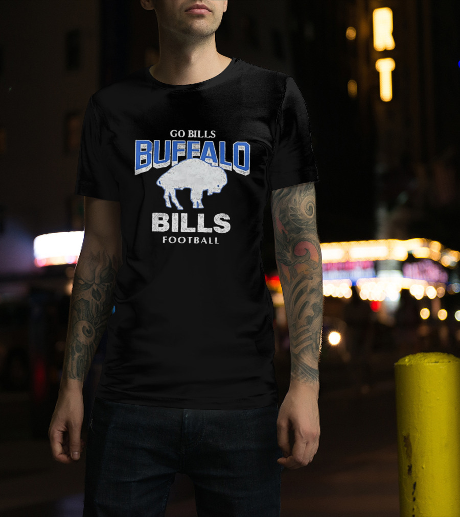 Go Bills Buffalo Bills Football History T-Shirt