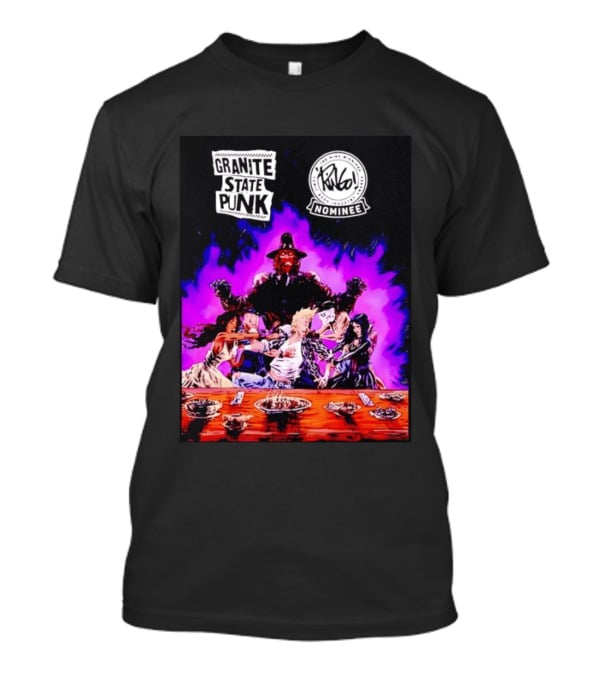 Granite State Punk Mike Wieringo Comic Book Industry Awards Nominee Vibrant Comic T-Shirt