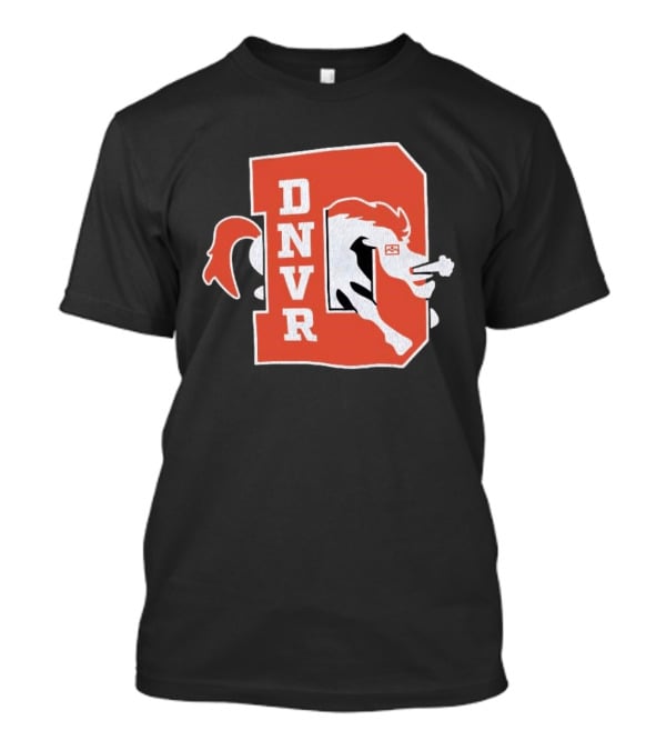 DNVR Denver Broncos Retro Horse Head T-Shirt