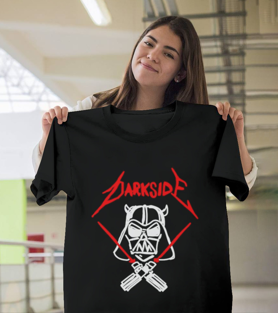 Darth Vader Join The Dark Side Metal Crossover Darkside Zwrocle Lightsabers T-Shirt