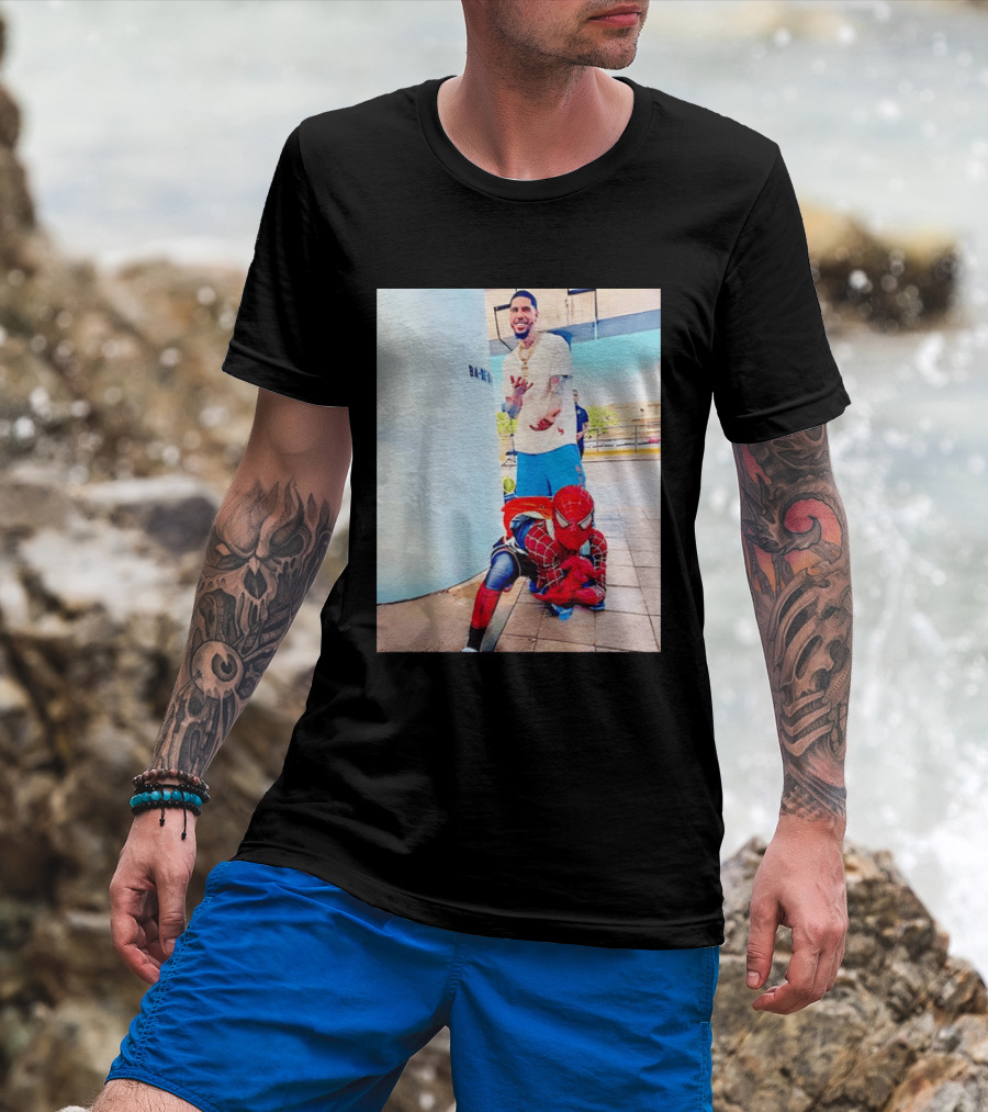 Jayson Tatum Spider Man Boston Celtics T-Shirt