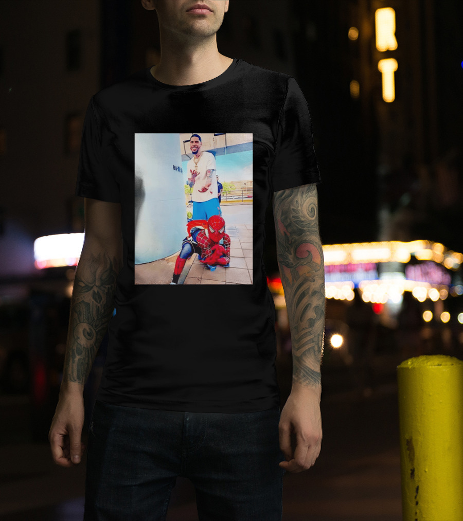 Jayson Tatum Spider Man Boston Celtics T-Shirt