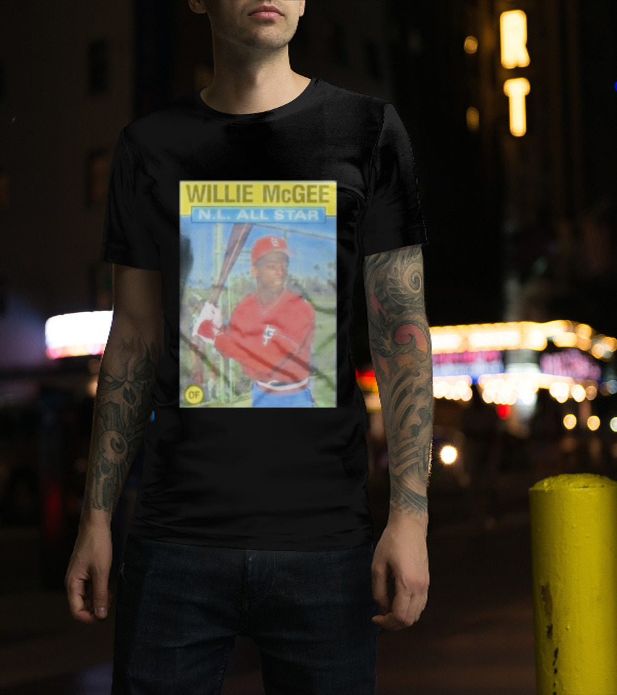 WILLIE McGEE N.L. ALL STAR OF T-Shirt