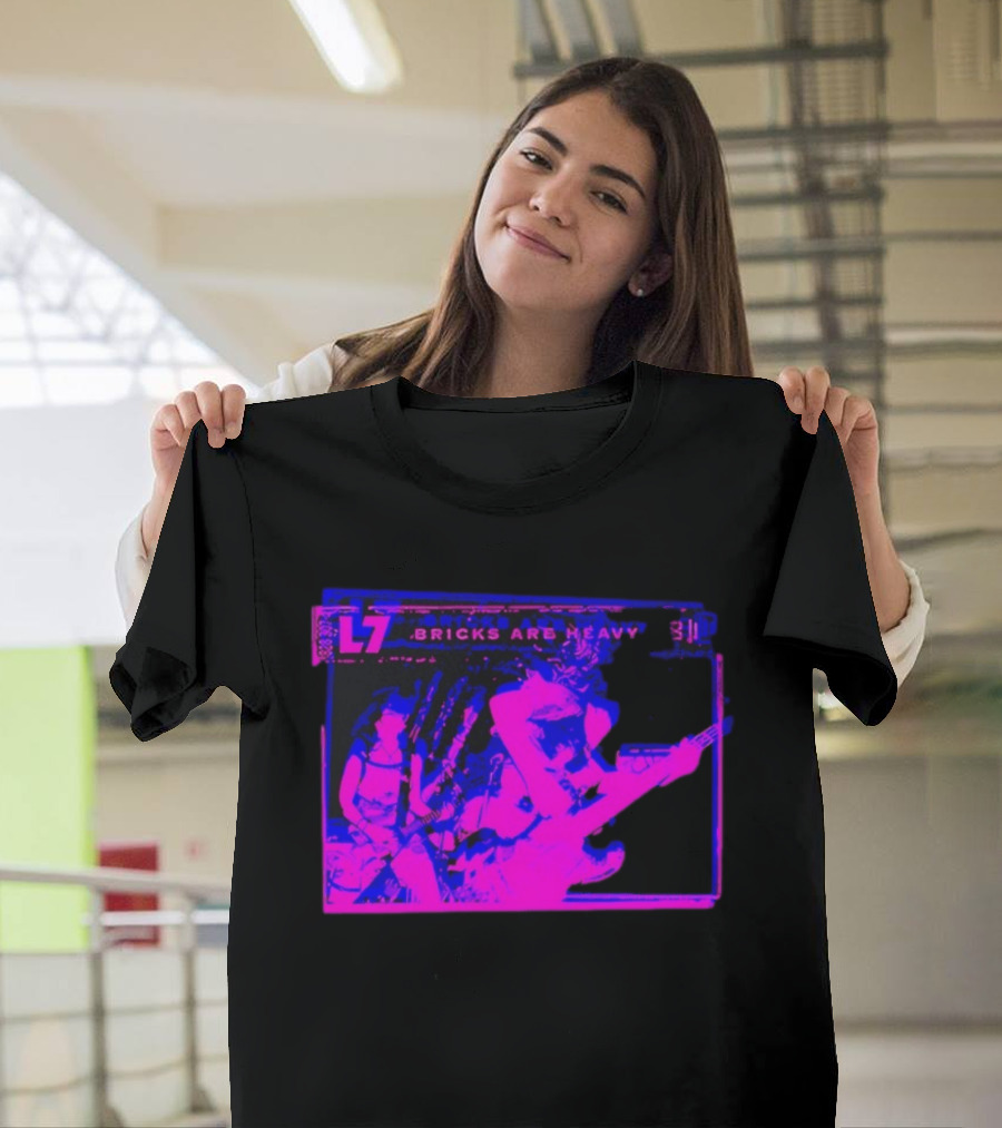 L7 Bricks Are Heavy Band Grunge Alternative Rock Album Cover T-Shirt