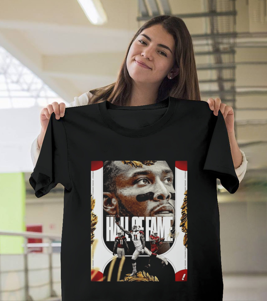 Larry Fitzgerald Hall Of Fame Class Of 2026 Legendary NFL Wide Receiver T-Shirt
