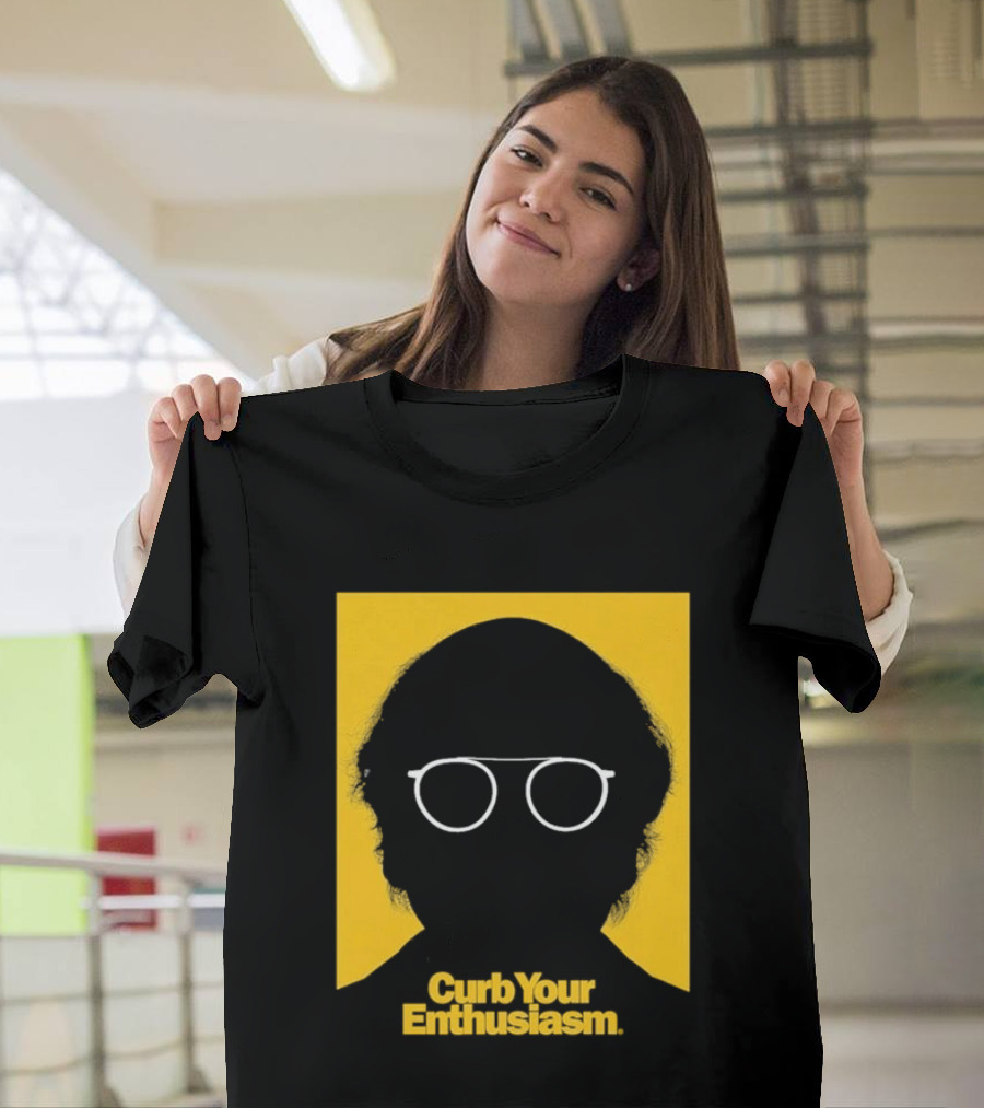 Curb Your Enthusiasm Larry David Silhouette Glasses T-Shirt