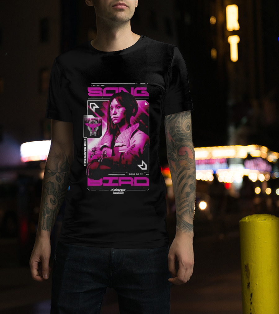 Songbird Song So Mi Cyberpunk 2077 Phantom Liberty T-Shirt