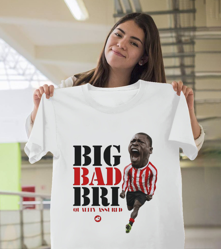 Big Bad Bri Quality Assured Sunderland AFC Caricature T-Shirt