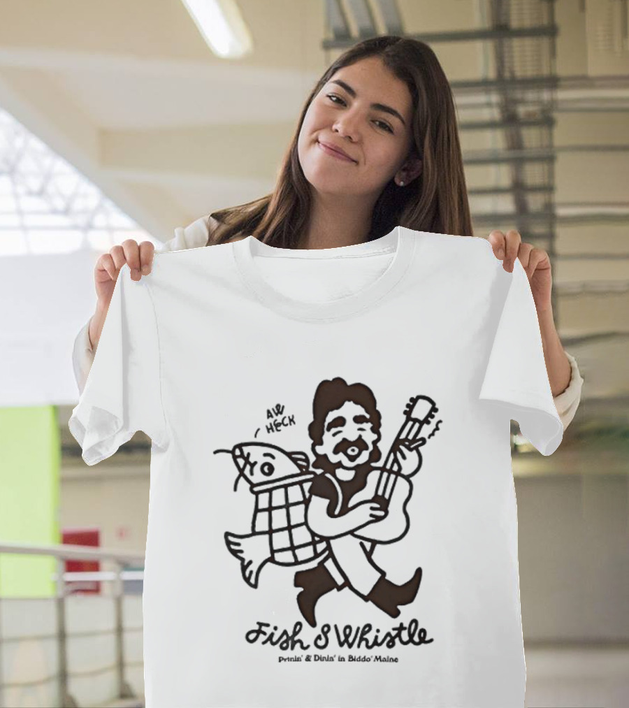Fish And Whistle Pickin' And A Fishin' In Hickory Woods T-Shirt