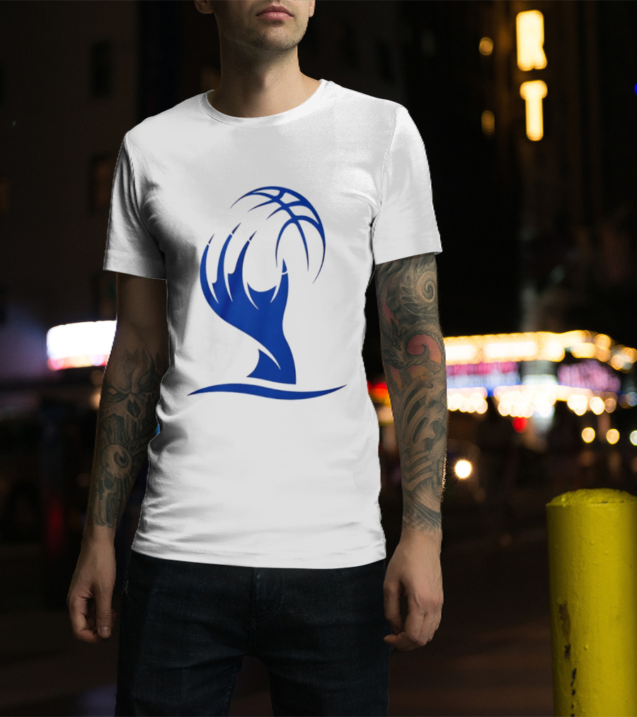 Cleveland Sirens The Claw Basketball Blue Wave T-Shirt