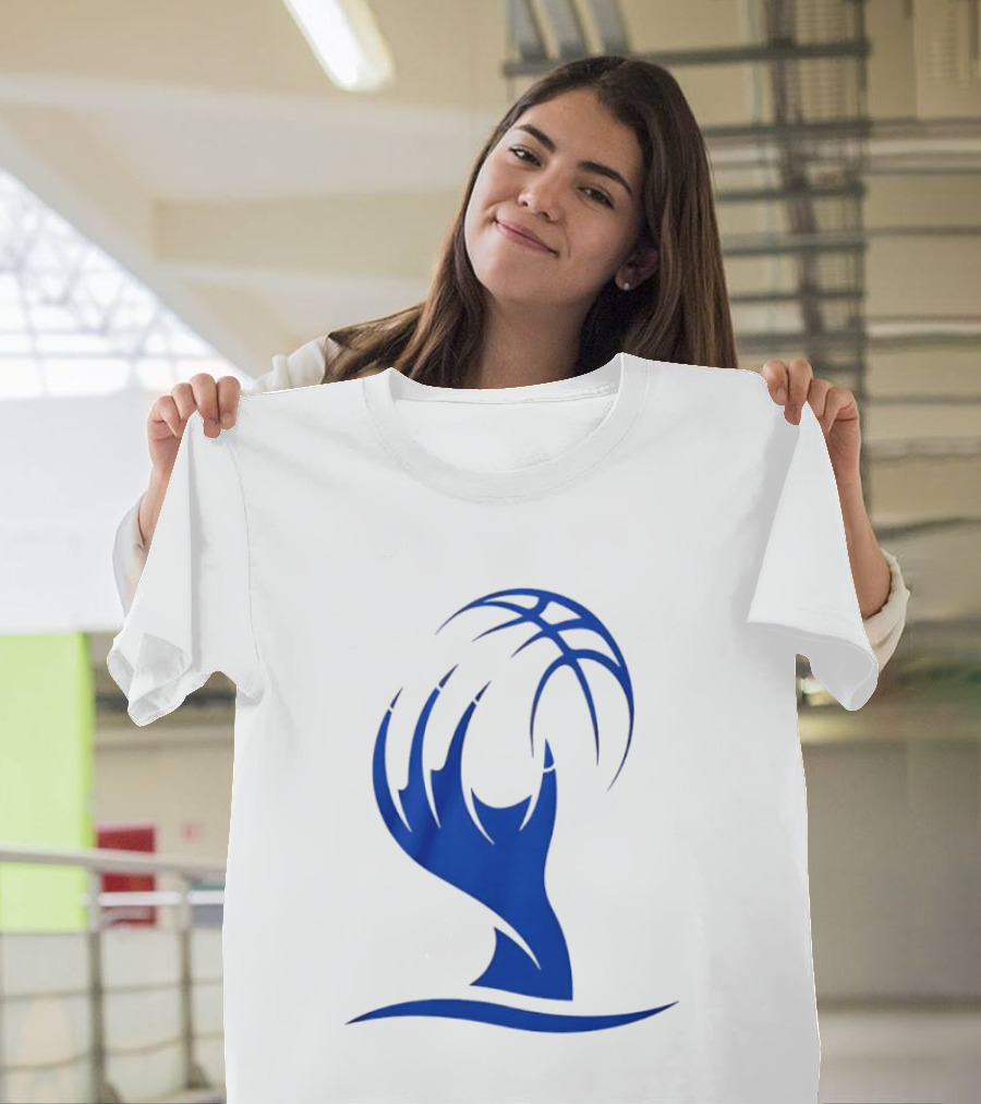 Cleveland Sirens The Claw Basketball Blue Wave T-Shirt