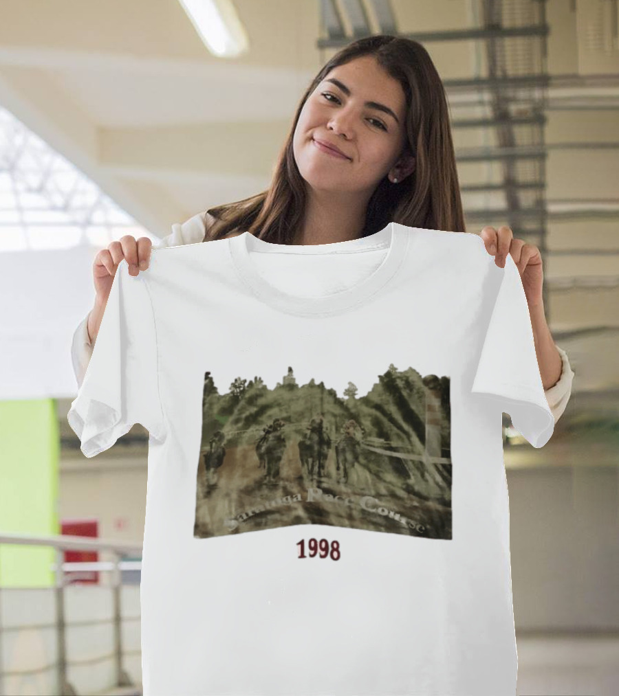 Saratoga Race Course 1998 Horse Racing Thoroughbred Event Saratoga Springs T-Shirt