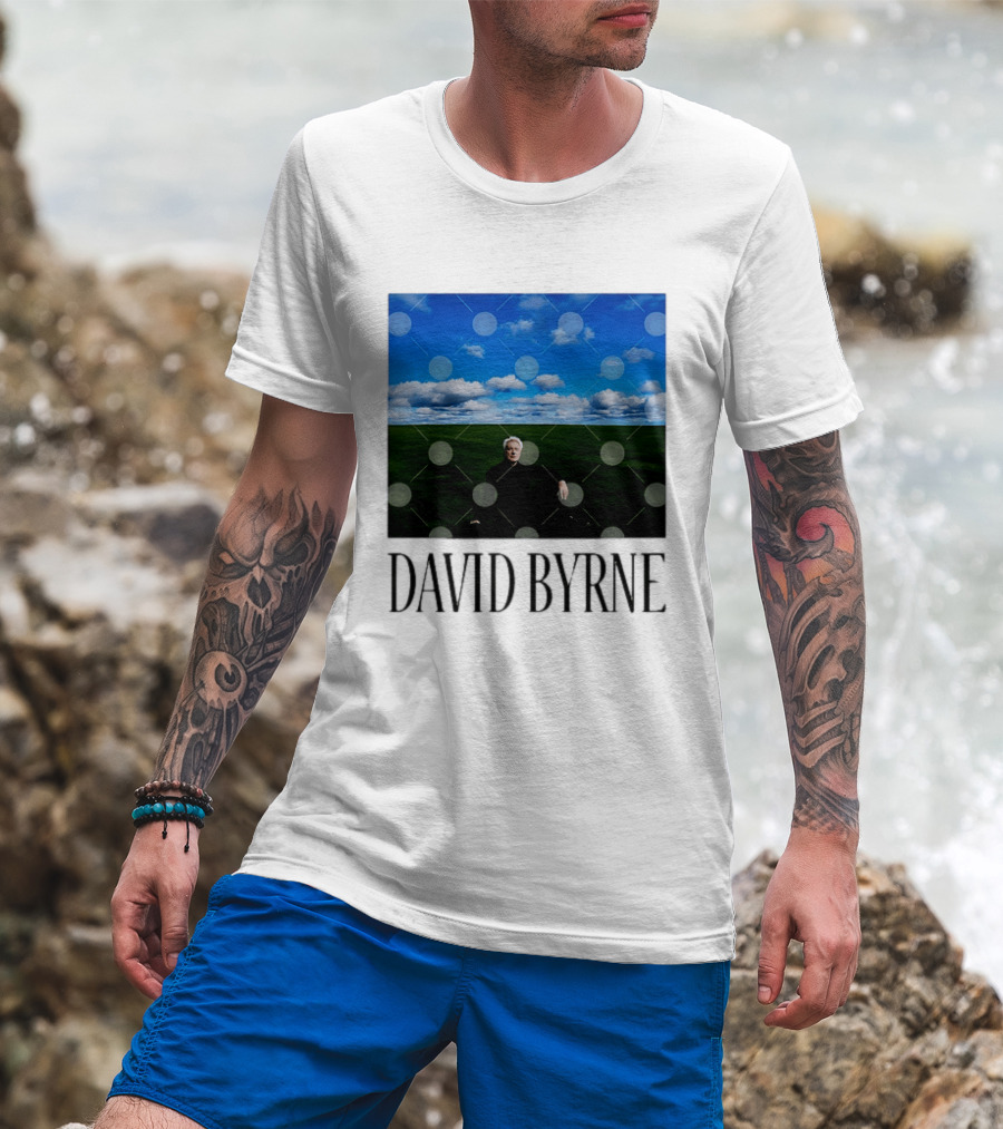 David Byrne Musician Scenic Landscape T-Shirt