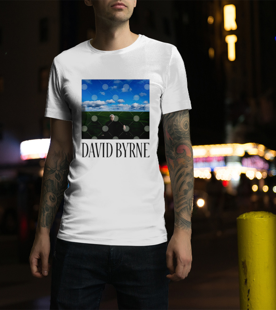 David Byrne Musician Scenic Landscape T-Shirt